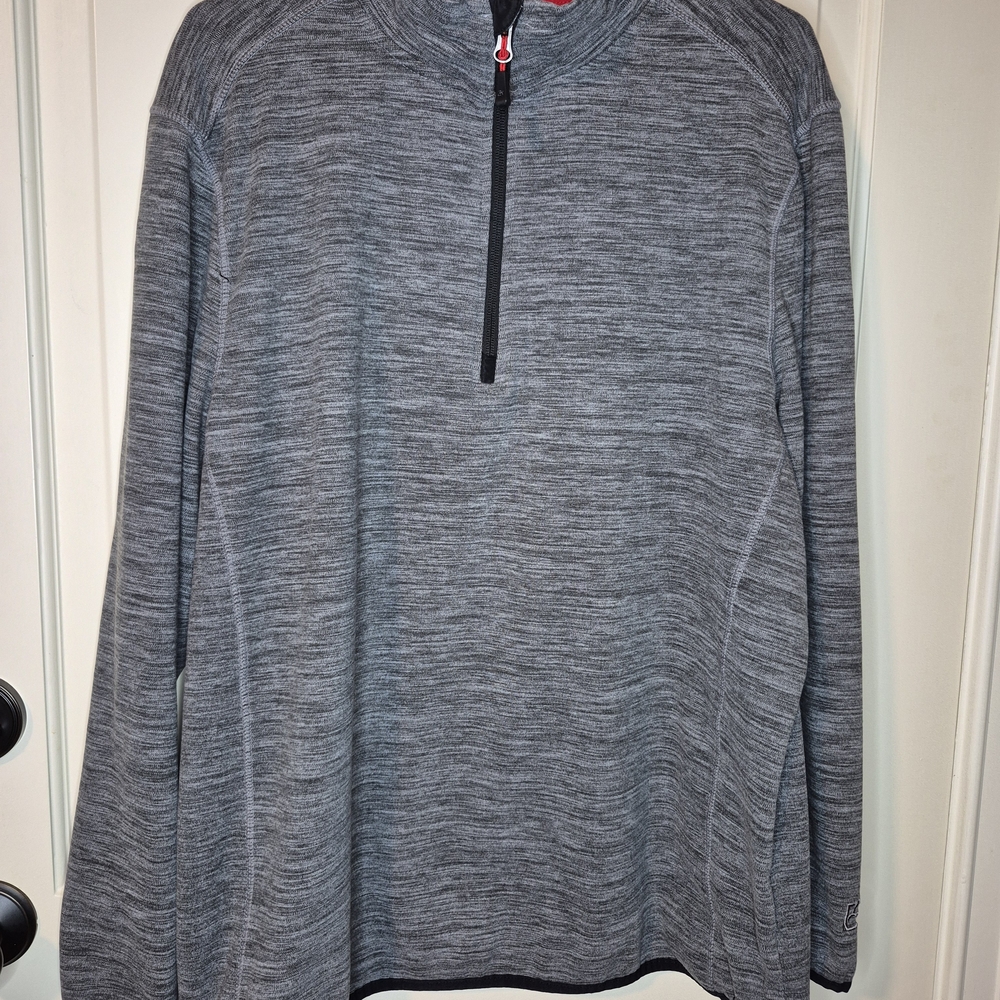 Avalanche Men's Heather Gray Zip-Up Sweater 130/679